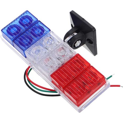 Didiseaon Feu Arrière Moto Led Clignotant Stroboscopique Lampe De (1/5)
