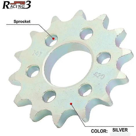 Für Sur-ron Sur Ron Surron XS Light Bee Offroad Elektrofahrzeug Cross-Country Bike Motorrad 14t Vorderes Kettenritzel--