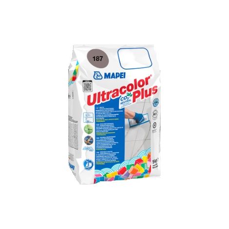 Stucco fughe resistente muffa antieffluorescenze ceramiche ultracolor plus 5 kg colore- lino - 187 - confezione 1