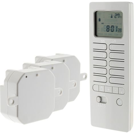Otio – Pack chauffage connecté avec télécommande programmable – Modules de régulation thermique – Compatible Google Home et Amazon Alexa