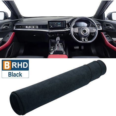 (B Noir RHD) Convient pour MG 5 MG5 2020 2021 2022 2023 Tableau de bord de voiture Protection contre les surtensions Tapis d'instruments Convient également comme tapis de bureau antidérapant Accessoir (1/5)