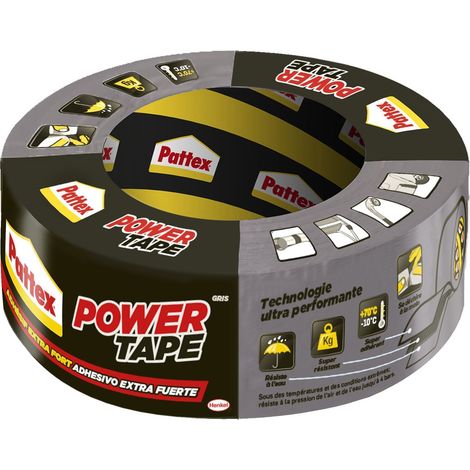 Cinta de reparación Power Tape Gris 5x50m