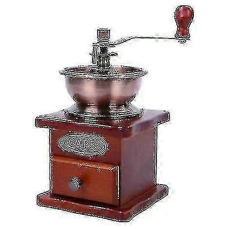 Moulin à café manuel à meules céramiques rétro pour les amateurs de café (1/3)