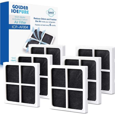 Luftfilter – 6er-Pack – Aktivkohle – Geruchsbeseitigung – Für LG- und Kenmore-Kühlschränke – Kompatibel mit LT120F (1/5)
