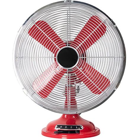 Ventilador de sobremesa Capitolio motor AC 37W rojo (1/2)