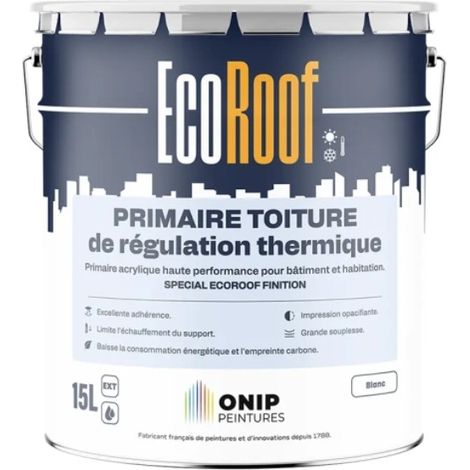 PEINTURE ECOROOF PRIMAIRE TOITURE 15L - ONIP