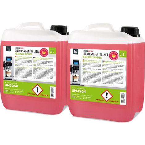 2x 5 L Microactiv® Universal Entkalker mit Farbindikator