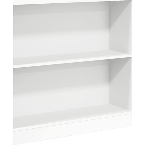 Maison Exclusive - Estantería de madera contrachapada blanco 80x2