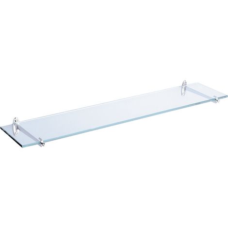 Delabie Glasablage W.-Mont. 120x600mm Kanten geschliffen