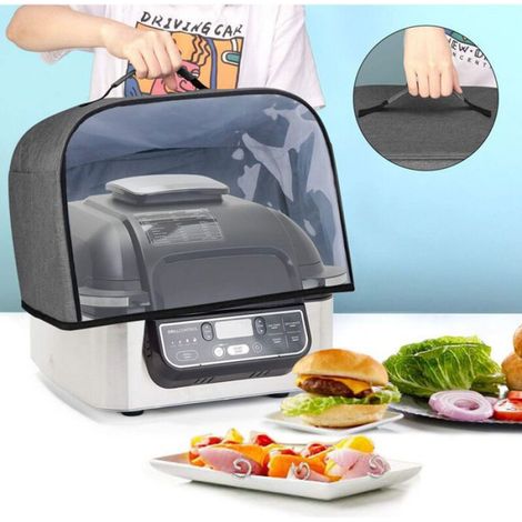 Housse Anti-poussière - Pour Friteuse À Air - 34 x 35 5 x 25 cm - Gris - 1 Pièce (1/4)