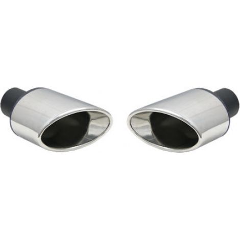 Embout echappement en inox pour sortie 45-57 mm (la paire)