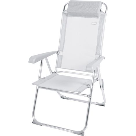Silla Plegable Aktive Reclinable Gris 44 x 101 x 55 cm