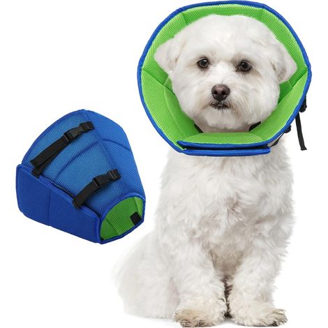 Collier Conique pour Chien Après Une Chirurgie, Cône de Protection pour Animaux de Compagnie pour Chiens de Petite Moyenne Grande Taille, Collier de Récupération Réglable pour Chien (1/5)