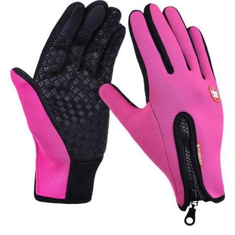 1 Paire Gants de travail,imperméables,isolants,tactiles,hommes et femmes (1/5)
