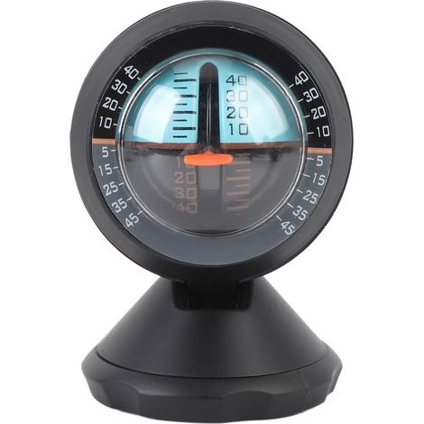 Inclinomètre de voiture, indicateur de niveau et d'inclinaison, outil d'équilibrage de pente pour véhicules autonomes, accessoires de voyage, angle de vision réglable (1/5)