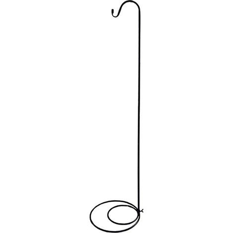 Crochet de berger en fer forgé pour usage extérieur, 1,2 m, piquet de jardin, support pour mangeoire à oiseaux, lampes solaires, décoration de mariage. (1/5)