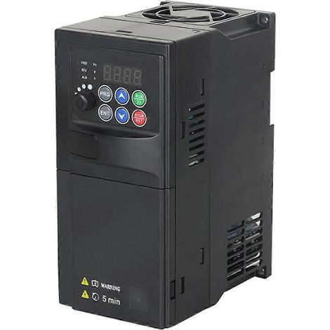 Variateur de fréquence 1,5/2,2 kW, 380 V, pour la régulation de vitesse de moteurs triphasés (380 V - 1,5 kW) (1/5)