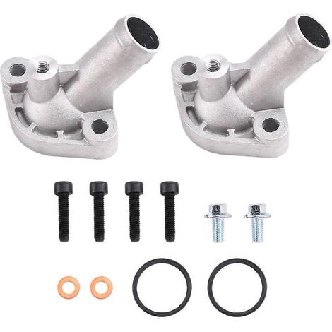 Sets V-Twin Aluminium-Thermostat-Auslassabdeckung für 800 1000-- (1/5)