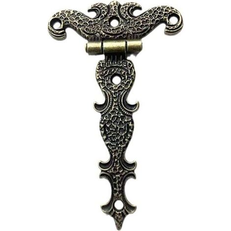 30 Pièces Charnière Rétro, Charnières Décoratives en Bronze Rétro Avec Vis de Montage, Convient à la Réparation de Décoration de Boîte à Outils de Meuble d'Armoire