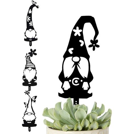 Dekorative Gartenstecker Outdoor Wichtel Hofpfähle Rasen