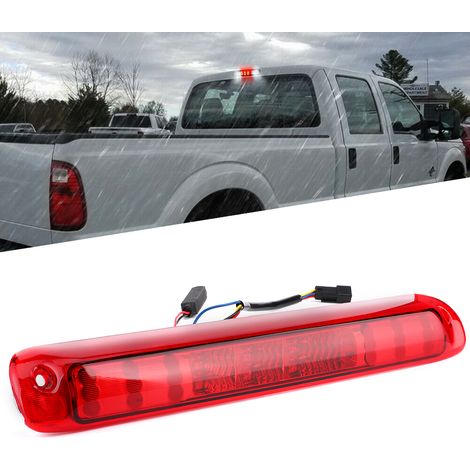 Feu Stop LED Haute Monture pour Chevy Silverado 1500/2500/3500 1999-2006 Rouge (1/5)