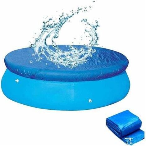 Bâche de piscine, bâche de pluie ronde pour piscines hors sol, durable et adaptée à tous les types de piscines rondes (457 cm de diamètre)1pcs (1/5)