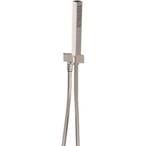 Ensemble douchette à main ABS nickel brossé et flexible - 4759MRNC (1/2)