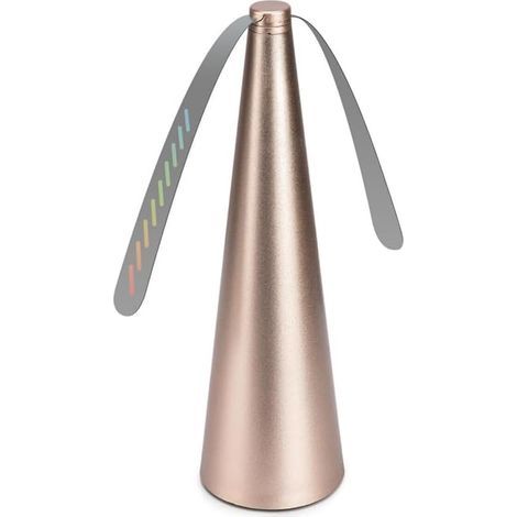 Table Fly Fans, Portable USB Rechargeable Silent Mosquito Repellent Fan, Fly and Mosquito Repellent for Patios, Restaurants, Outdoor and Indoor Use (1/5)