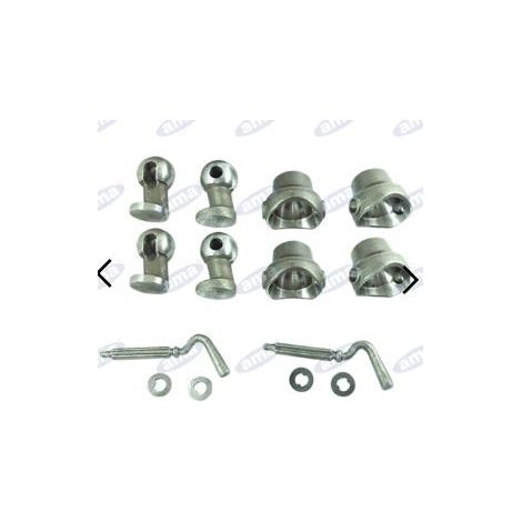 Kit bola basculante remolque trasero y trilateral diámetro 75 mm AMA