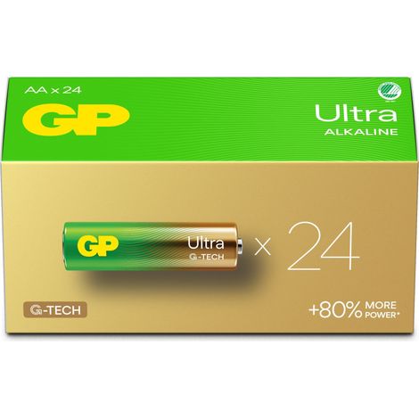 Batterie GP Super Alcaline Stilo AA: 15A/LR06 - Confezione da  24 batterie (1/5)