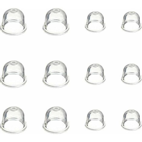 12 Pièces Carburateur Amorce 19 mm et 22 mm Poire Pompe Amorcage Accessoires de Carburateur pour Debroussailleuse Tronçonneuse Souffleur Tondeuse (1/5)