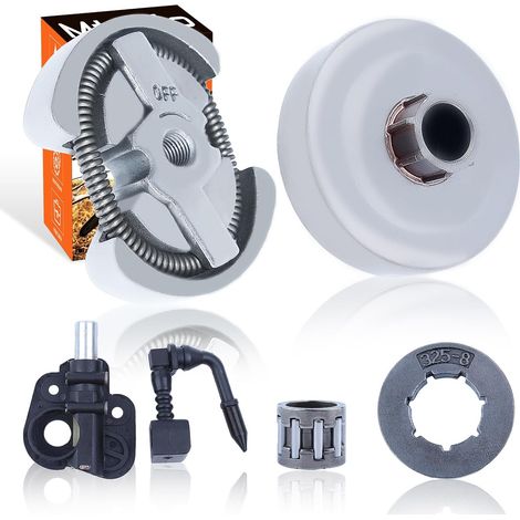 .325 8T Clutch Drum Sprocket Oil Pump Kit for Poulan 1950 2050 2055 2150 2250 2450 2550 2075 SM4018 1975 2155 2175 PP220 PP260 222 2350 2375 Chainsaws Woodshark (1/5)