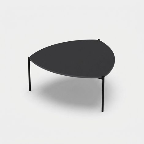 Couchtisch aus Holz "Lenny" - 90 x 89 x 40 cm - Anthrazit (1/5)