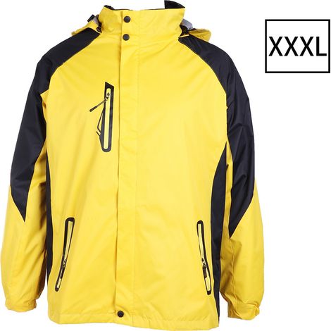 Veste Sportive Hiver Imperméable - Jaune Noir - Taille XXXL - Pour Randonnée et Escalade (1/5)