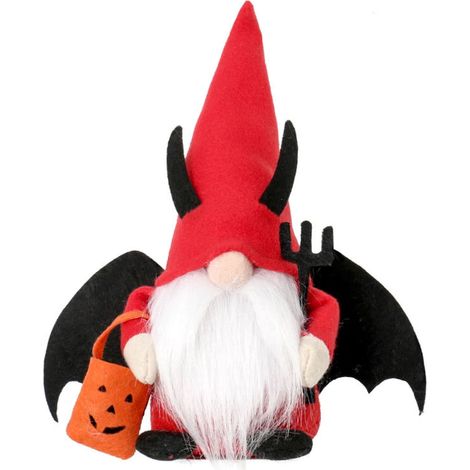 Nain De Décoration - Pour Halloween Et Automne - En Tissu - Hauteur 25 Cm - Pour Intérieur - 1 Pièce (1/5)