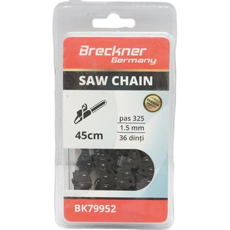 Catena per motosega, passo 325, 36 denti, 1,5 mm, lunghezza 45 cm Breckner Germany (1/4)