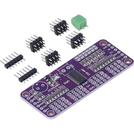 16-Kanal 12-Bit IIC PCA9685 PWM-Servotreibermodul für Arduino-Controller, präzise DIY-Steuerplatine (1/5)