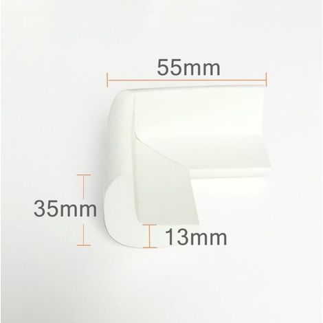[Lot de 8] Protection Coin de Table, Mousse Souple Protection Angle Sécurité Bébé Angle Droit Anti-Chocs Protege de Coins avec Résistant Adhésifs pour Tables et Tout Meubles Pointus (1/3)