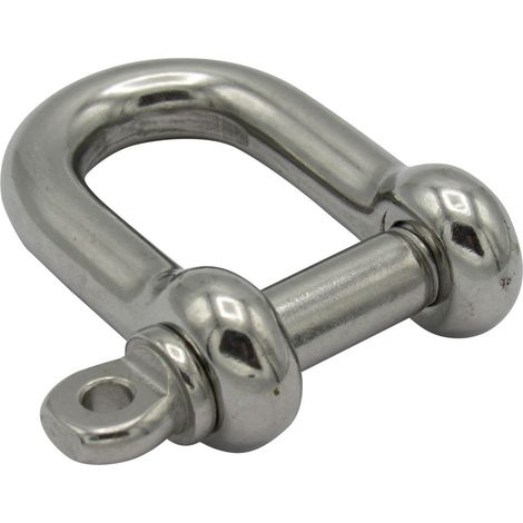 Stainless Steel D Shackle with Screw Collar Pin 25MM (SS Dee Rigging 316 Marine) (1/5)
