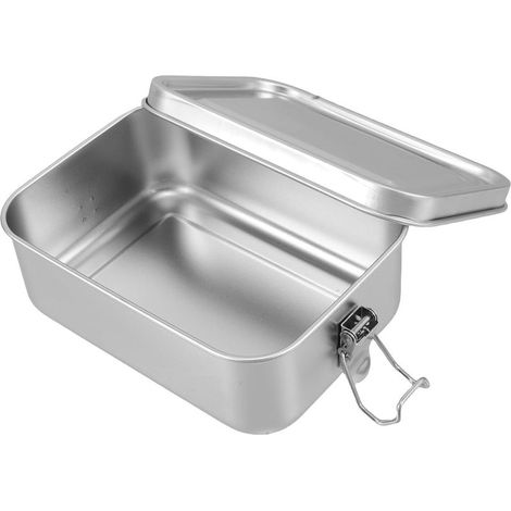 Boîte à bento KICHOUSE 850 ml en acier inoxydable, avec fermeture (1/5)