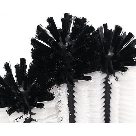 brosse De Rinage Professionnelle Monte Sur 3 Montants - Avec Grandes Ventouses En Aluminium - Brosse Vaisselle Pour Verres 18-24-18 Cm. (1/4)