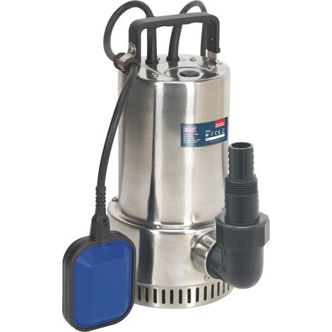 Sealey Submersible Stainless Water Pump Automatic 250L/min 230V WPS250A