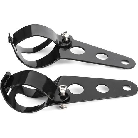 Support universel 35-43mm pour phare moto, fixation fourche avant, kit support lampe Honda (1/5)