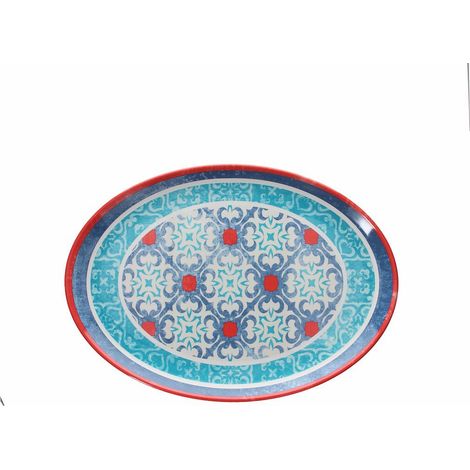 Tognana vietri vassoio ovale, cm 35,5 x25,5 in melamina