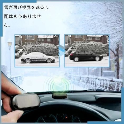 Dispositivo antigelo e antineve per vetri automobilistici – Protezione invernale efficace contro gelo, ghiaccio e accumulo di neve