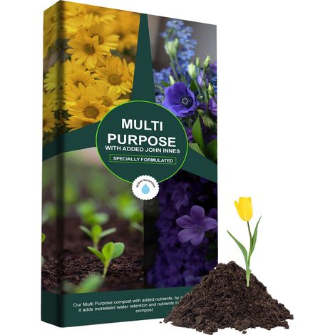 2 x 60 Litres John Innes Multi Purpose Compost Soil For Indoor & Outdoor Gardening