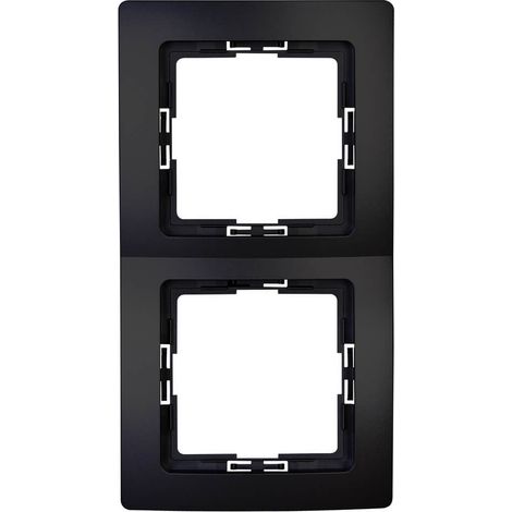 Plaque de finition heinrich-kopp 308550069 sans vis noir (1/2)