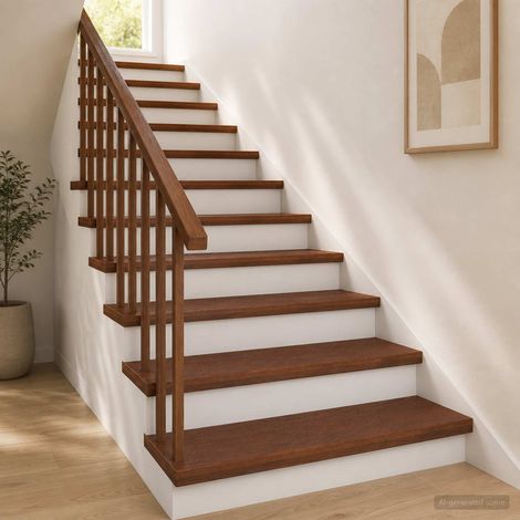 vidaXL Nez de marche 12 pièces 70 x 25 x 2 cm Marron foncé (1/5)