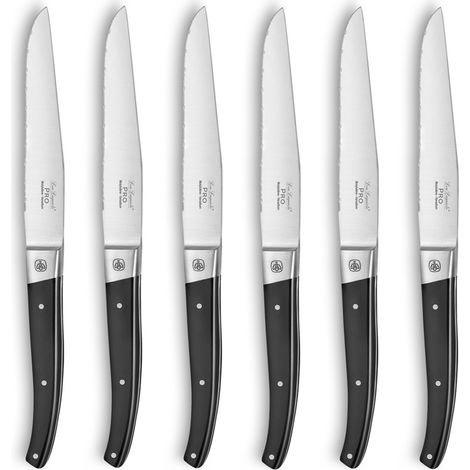 Pro - Set 6 couteaux steak lame dentée (1/2)
