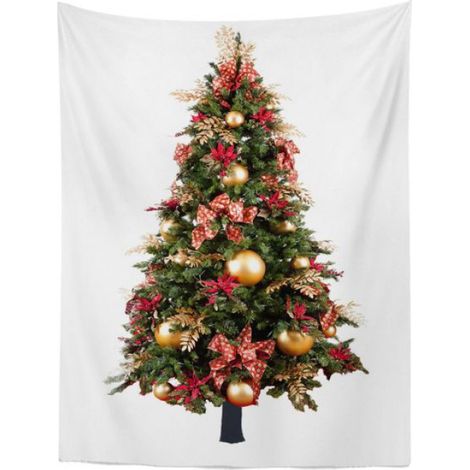 Tapisserie Murale - Sapin De Noël - 100 x 150 cm - Pour Salon Ou Chambre - 1 Pièce